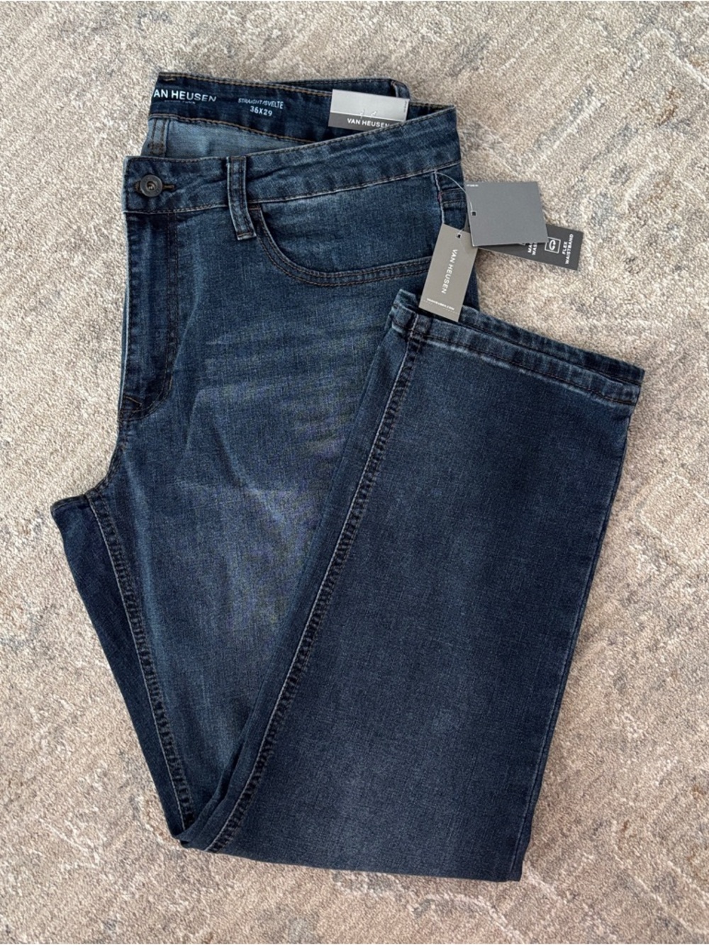 Van Heusen Men's Indigo Straight Leg Jeans